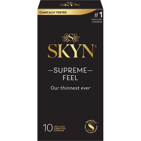 skye condom|SKYN® Supreme Feel Condoms